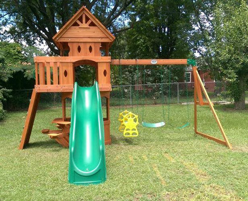 Construction of Wooden Playset